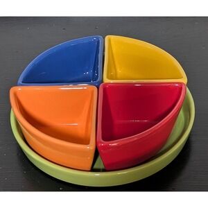 Fiesta Housewares International 5-Piece Entertaining/Serving Set Primary Colors